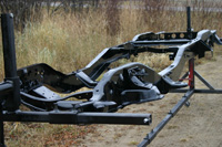 chevy truck frame - full view